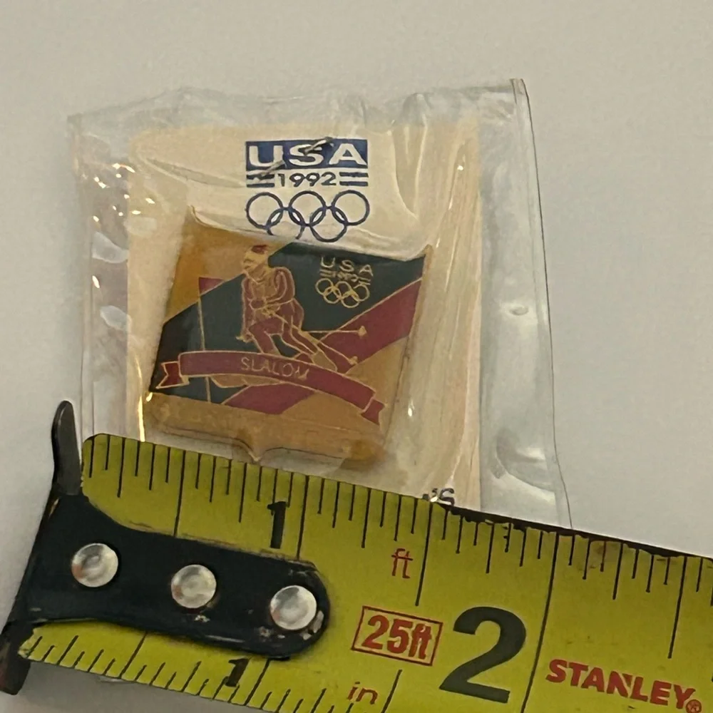 Vintage Collectible 1992 USA Olympic Pins with Gold Accents - set of 9